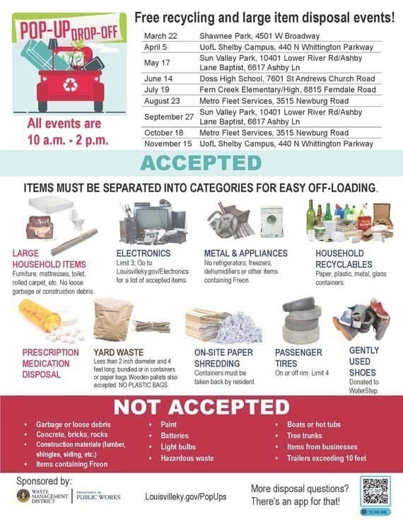 Pop-up Drop Off Events