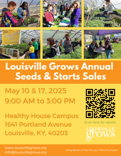 Louisville Grows Annual Seeds & Starts Sales