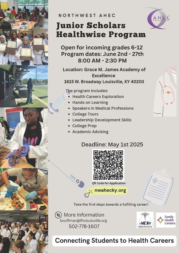 Summer Opportunity for Students Interested in Exploring Health Careers