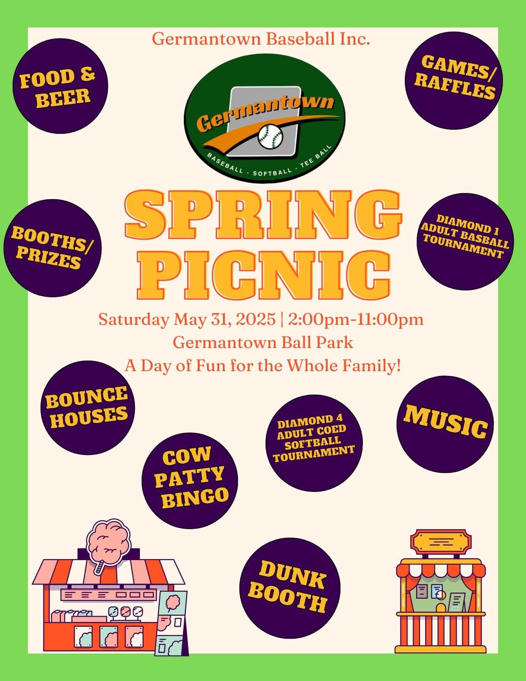 Germantown Spring picnic May 31