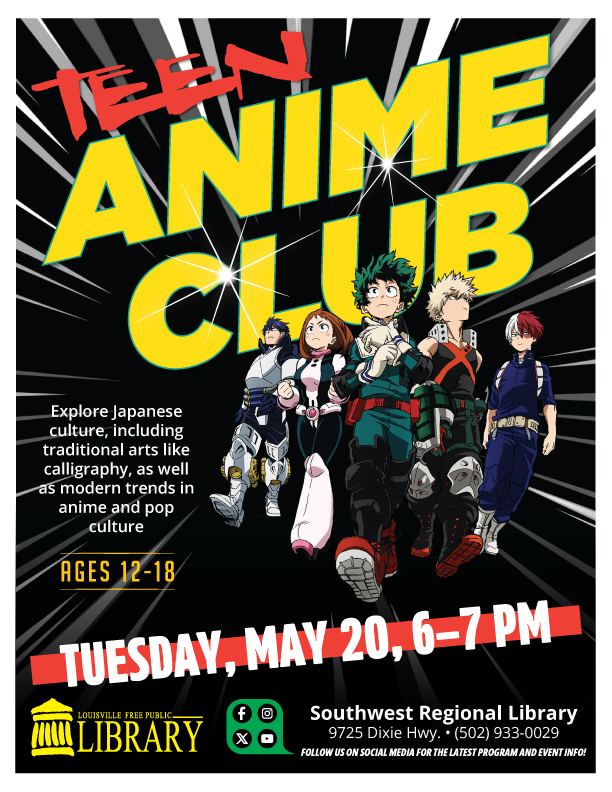 Teen Anime Club May 20