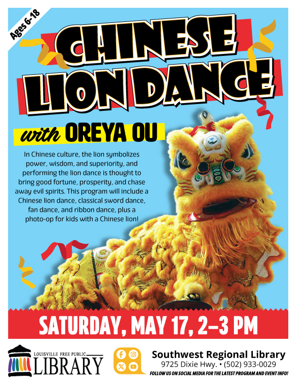 Chinese Lion Dance May 17 Event
