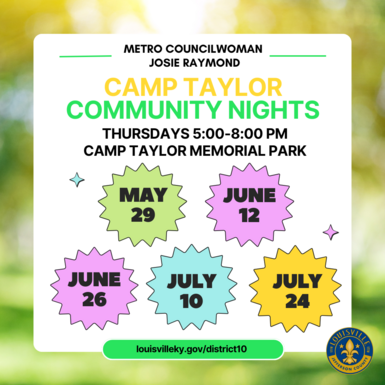 Camp Taylor neighborhood nights