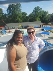 CW Raymond and Hawkins at Algonquin Pool