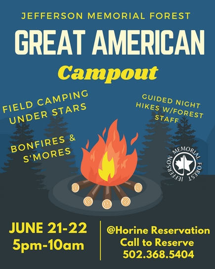 Great American Campout at Jefferson Memorial Forest