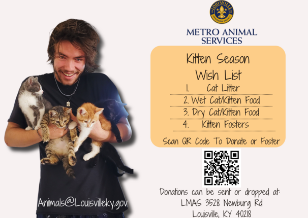 Kitten season shower at LMAS