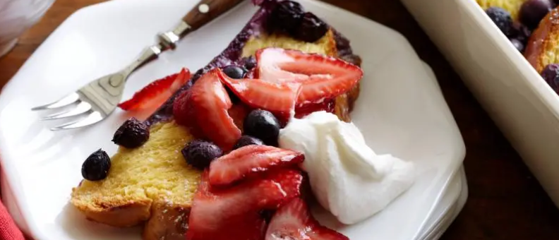Blueberry French Toast Casserole