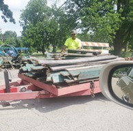 Camp Taylor old fence removal