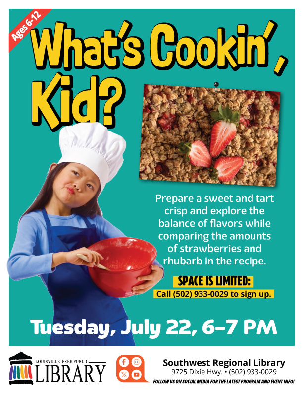 SW Library What's Cookin, Kid? Flyer