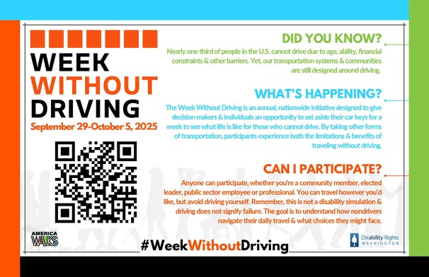 Week Without Driving: Monday, September 29 – Sunday, October 5, 2025