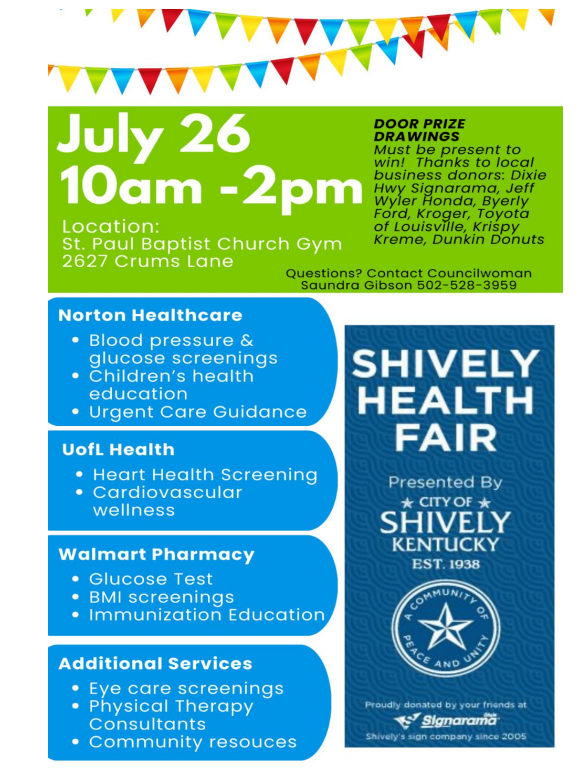 shively health fair