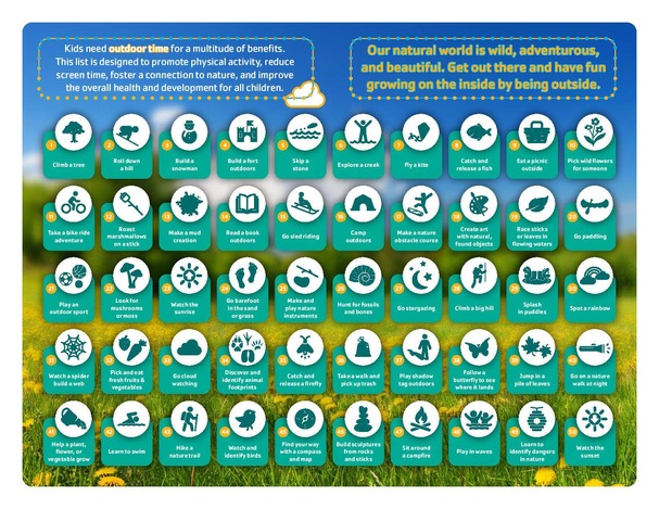 50 Outdoor Activites 2025