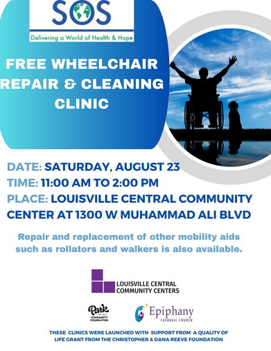 wheelchair cleaning clinic