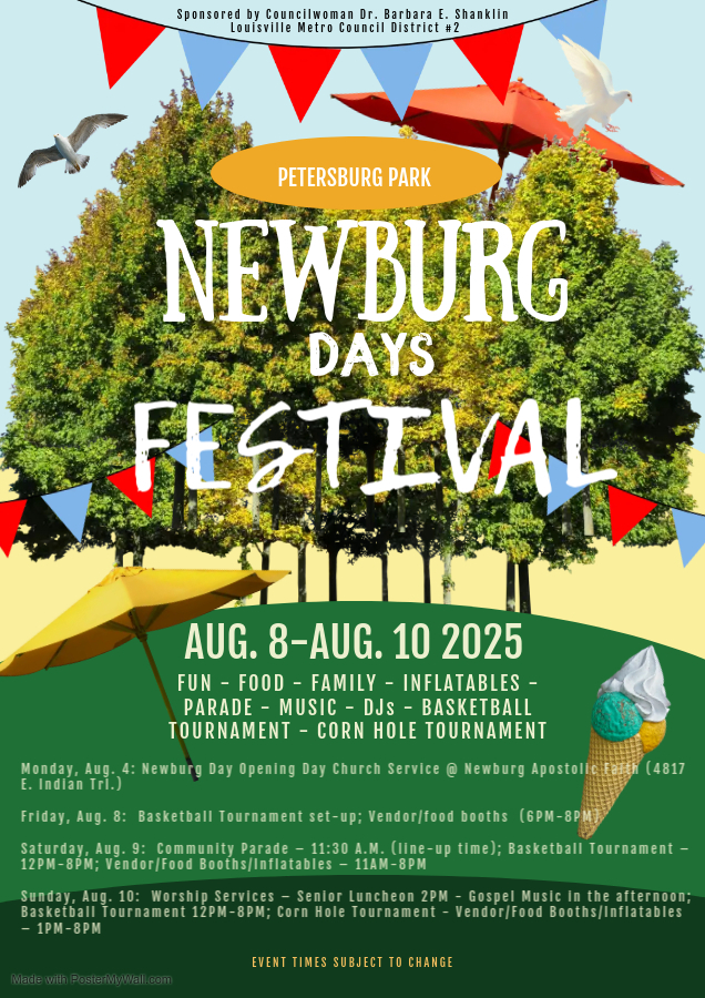 Newburg Day Festival 2025 flyer FINAL