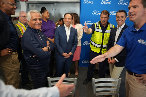 Mayor Greenberg attended Ford Motor Co.'s announcement to invest $2 billion in the Louisville Assembly Plant.