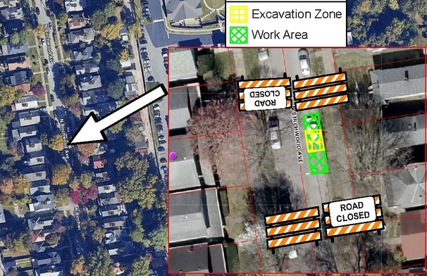 Louisville Water Company Road Closure Notification: N. Birchwood Ave Between Frankfort Ave & Field Ave 