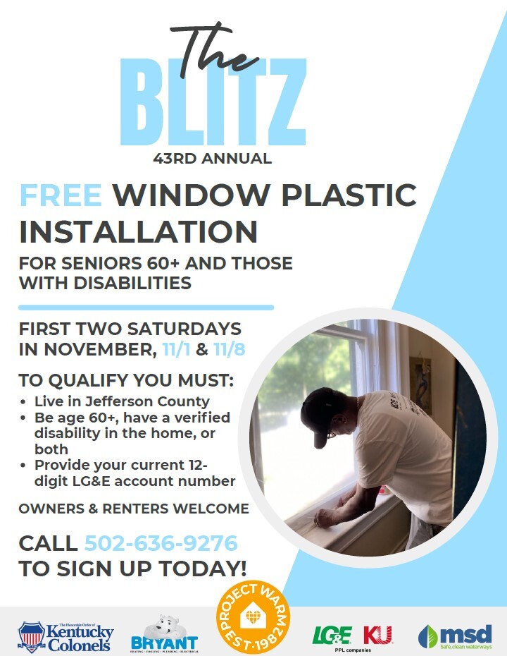 Project Warm Annual Blitz event for Nov 1st and 8th