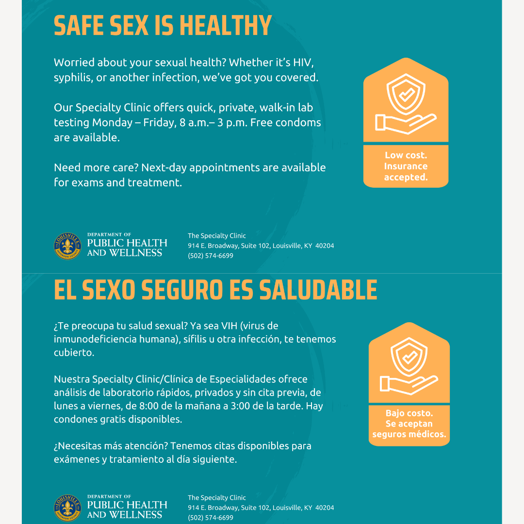 Safe Sex is Health -- English and Spanish