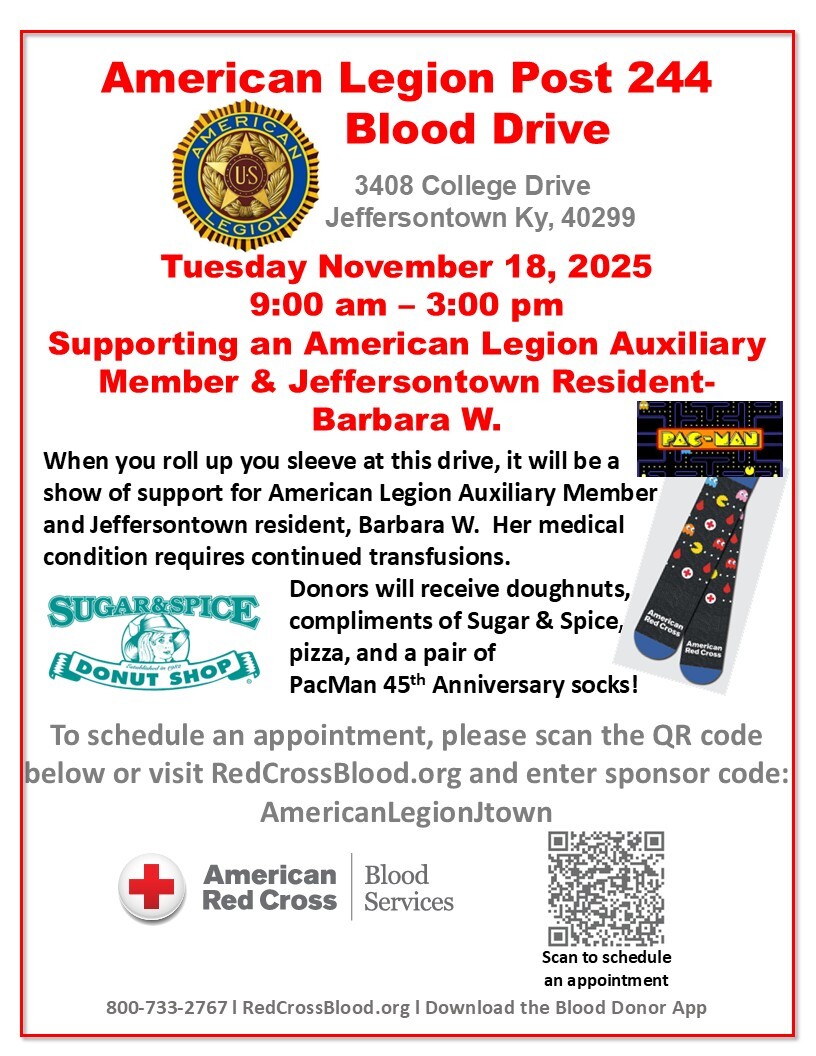 Blood Drive Flyer