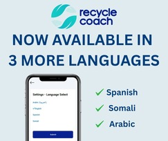 Recycle Coach App Now Available in Spanish, Arabic, and Somali