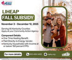 LIHEAP Fall Subsidy Runs Nov 3- Dec 12