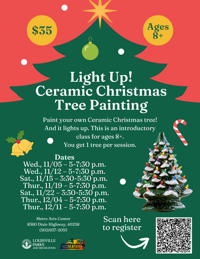 Ceramic Christmas Tree Painting