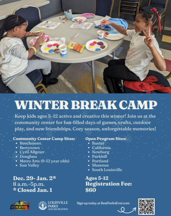2025 Winter Break Camps