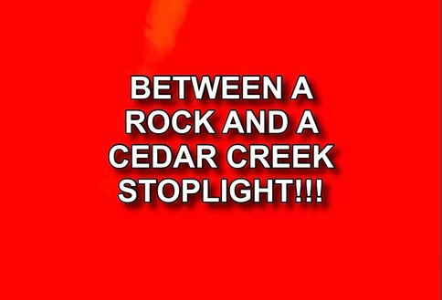 Cedar Creek stoplight
