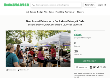 Beechmont Bakehouse at Foxing Books Fundraiser