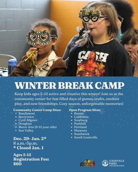 Louisville Metro Winter Break Camps