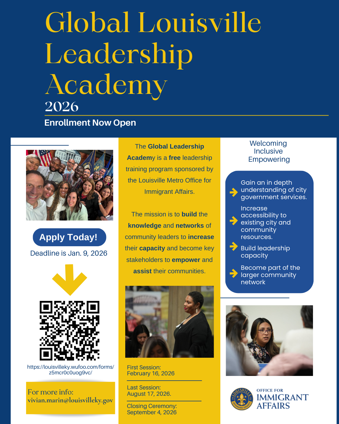 Join the Next Cohort of Global Louisville Leadership Academy