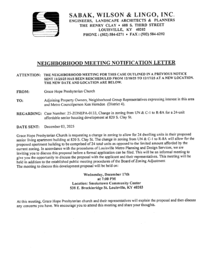 neighborhood meeting 1