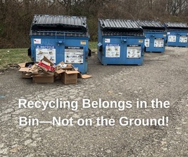 Keeping Our Recycling Drop-Off Sites Clean and Effective