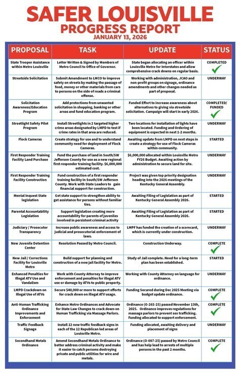 Safer Louisville Progress Report