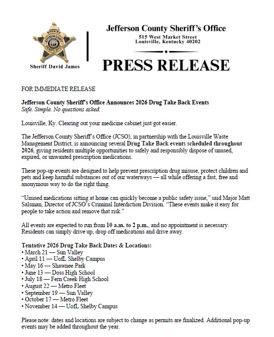 Drug Take Back