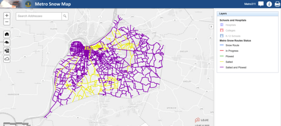 snow routes