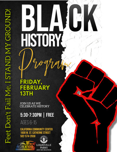 Black History Program at California Community Center