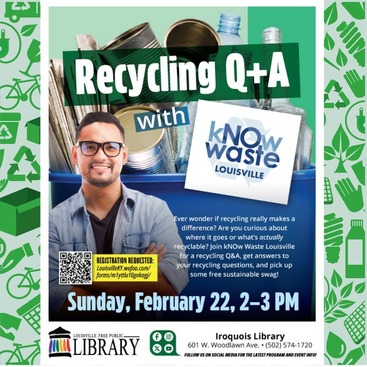 Recycling Q&A at Iroquois Library
