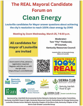 🌱 Mayoral Candidate Forum on Sustainability & Clean Energy