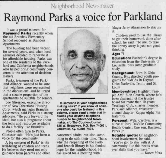 raymond parks