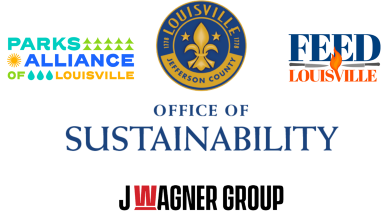 Office of Sustainability, Parks Alliance of Louisville, Feed Louisville, and J Wagner Group