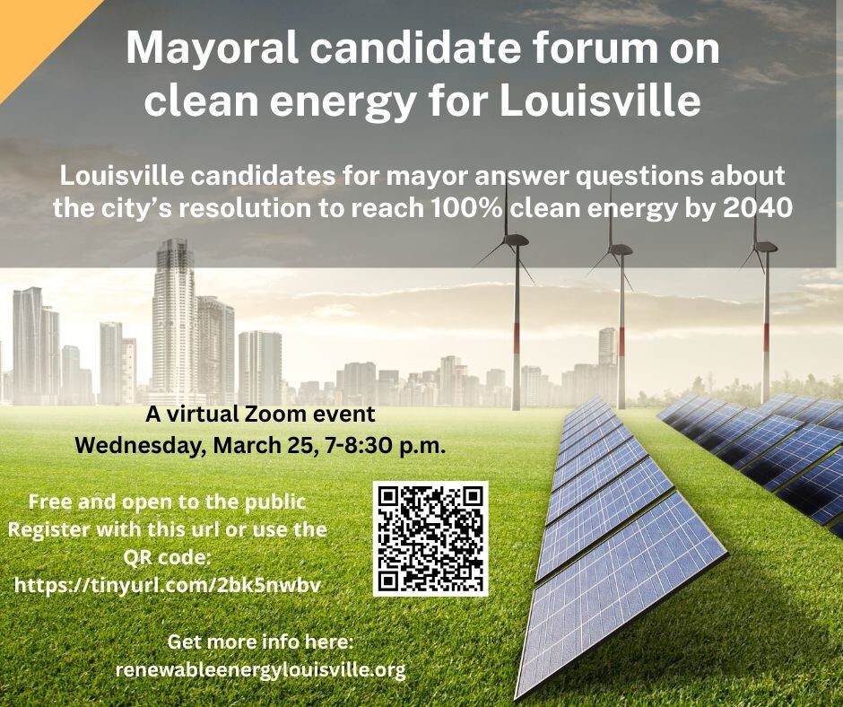 Louisville Mayoral Candidate Forum on Clean Energy