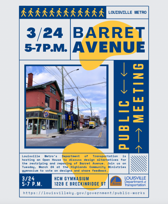 Community Invited to Help Shape Barret Avenue Improvements at March 24 Open House