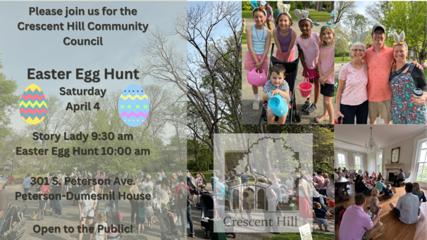 The Annual Crescent Hill Community Council Easter Egg Hunt
