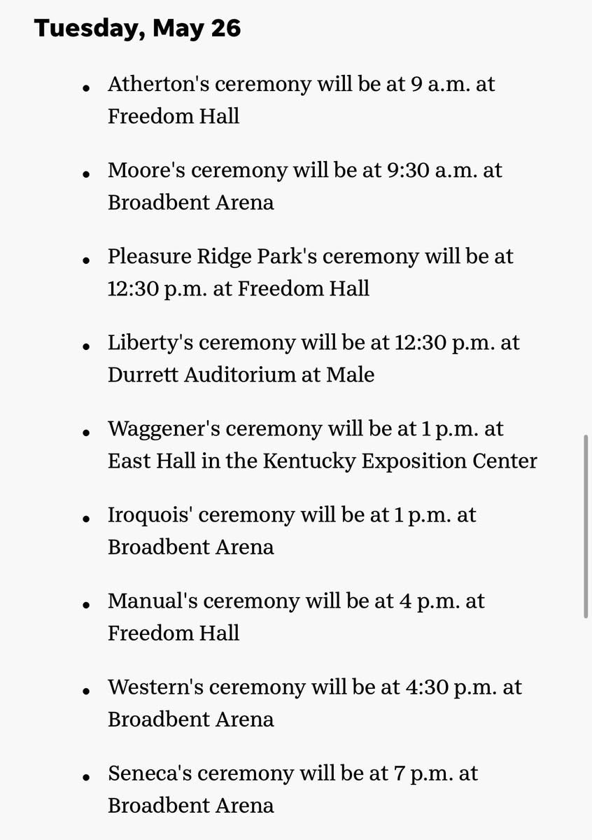 JCPS Graduation Calendar 3
