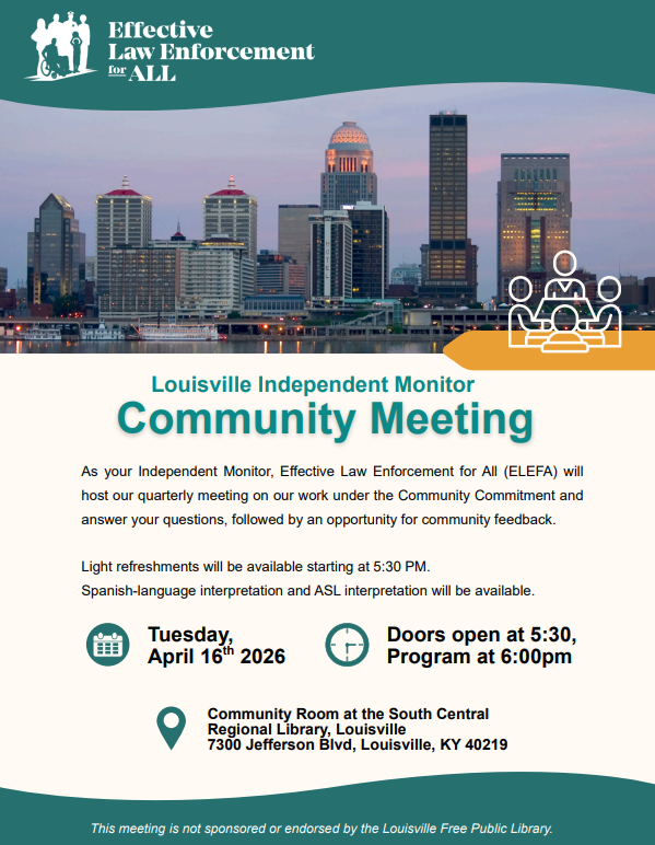 ELEFA Quarterly Meeting 