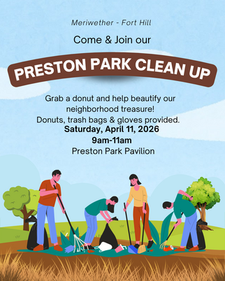 Meriwether-Fort Hill Preston Park Cleanup