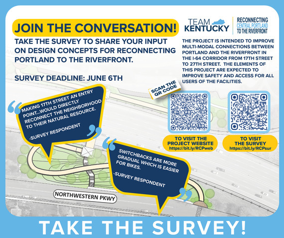 KYTC: Public Invited to Share Feedback on Reconnecting Central Portland to the Riverfront