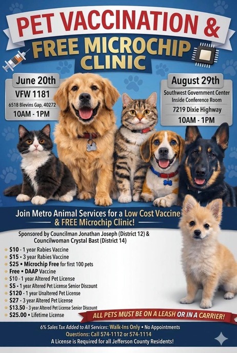 LMAS Pet Vaccination Clinic