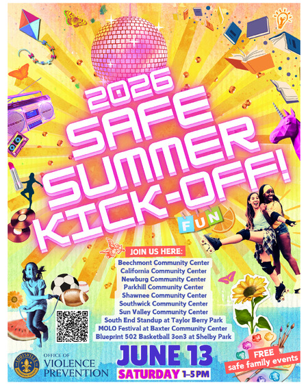 Office of Violence Prevention Invitation: Safe Summer Kickoff